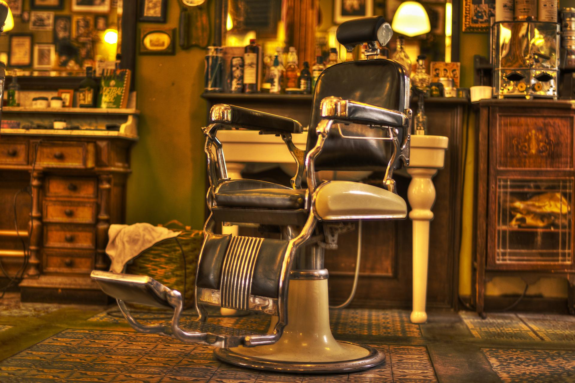 luxury barbershop chair