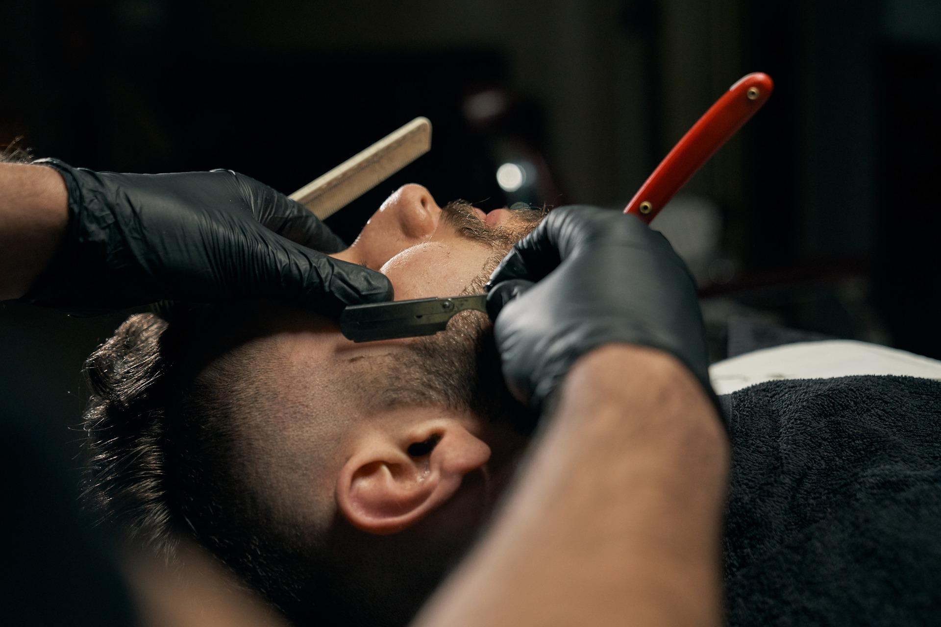barber cut throat razor